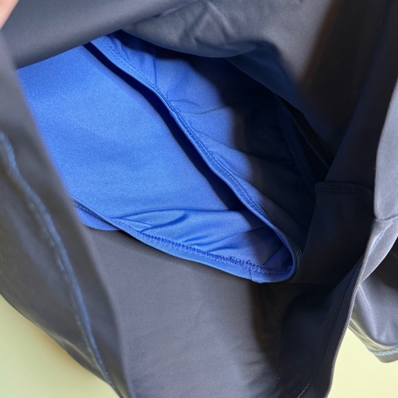 Blue Swim Shorts with Brief Lining - Picture 4 of 6